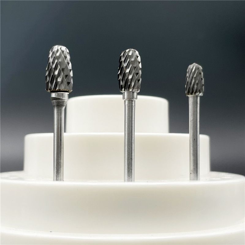 硬質合金旋銼鎢鋼銑刀雕刻金屬打磨頭合金銑刀鎢鋼磨頭2.35mm柄徑